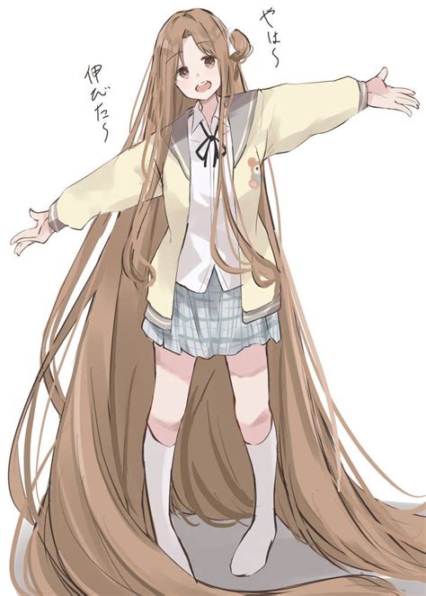 anime long hairstyles|extremely long anime hair.